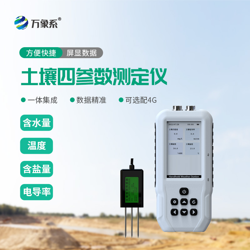 土壤水分溫度鹽分速測儀：精準測土，為農業科研與種養保駕護航